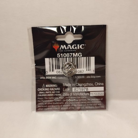 Magic The Gathering Green Forest Mana Enamel Pin - Picture 3 of 3